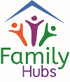The logo for West Berkshire's Family Hubs