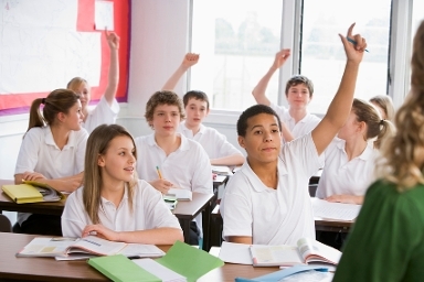 STOCK IMAGE: Children in a classroom