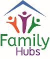 The logo for West Berkshire's Family Hubs
