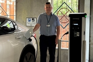 2025 - newbury and hungerford EV charger with Ian Martinez