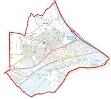 Theale parish voting map